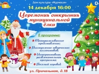 Открытие муниципальной ёлки п. Причальный. 14.12.2024 г.